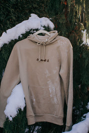 Hoodie, Beige, Textured design, warm, soft, comfortable, durable, winter, outdoors, hiking, camping, Polyester, Cotton, Unisex, Made in Canada, Les Saisons,&nbsp;